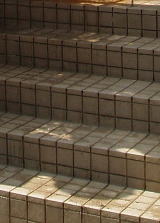 階段　施工写真　タイル階段（神奈川県横浜市)